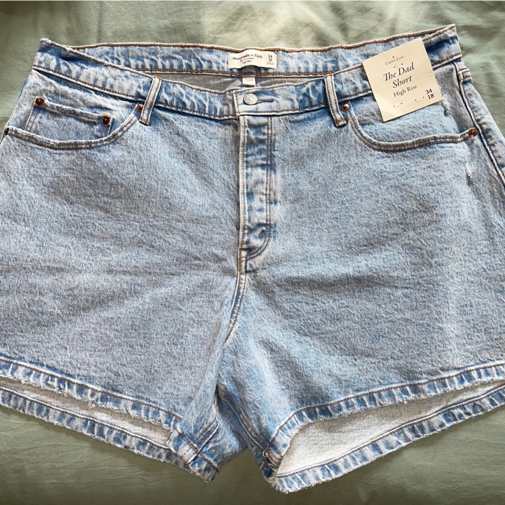 Curve Love High Rise Dad Shorts